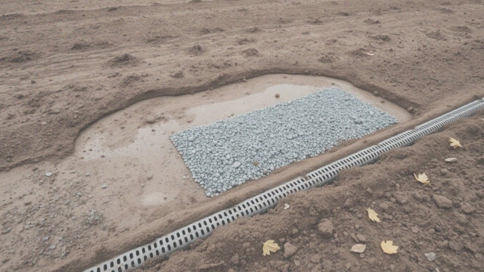 Jak drenaż wpływa na podłoże pod garaż blaszany?