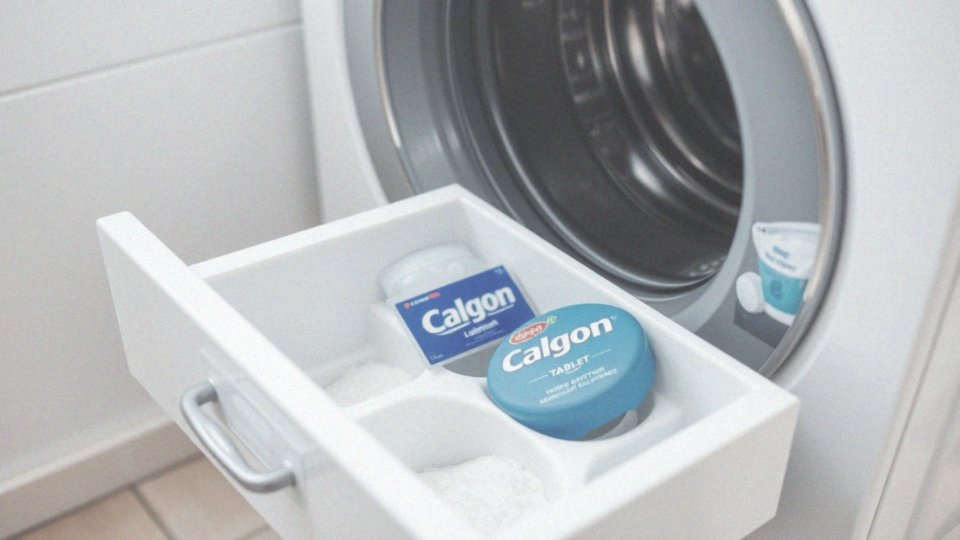 Jak umieścić Calgon w pralce?