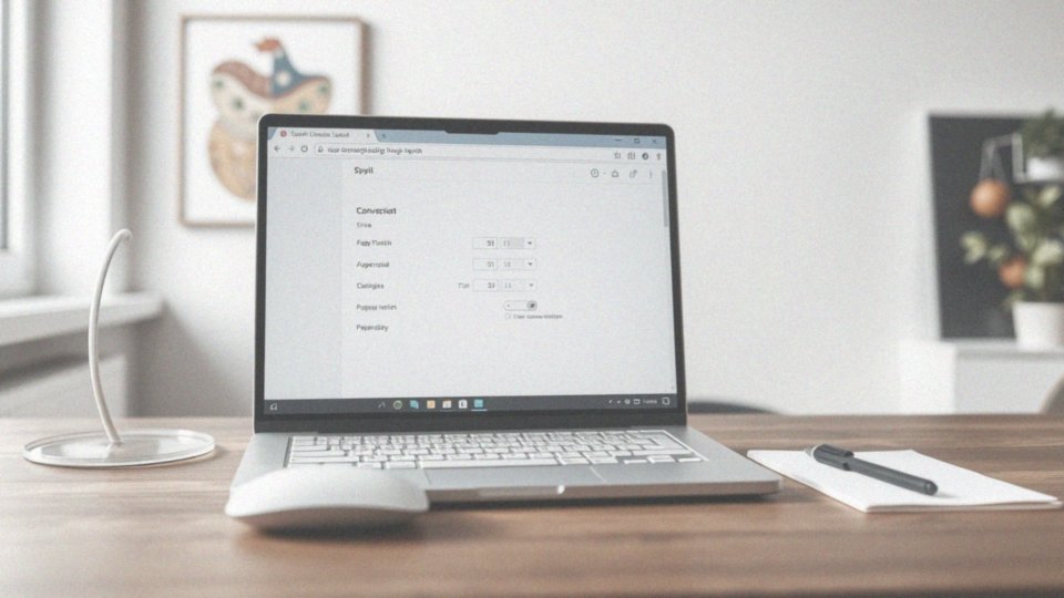 Jakie są opcje ustawień konwersji w narzędziach online?