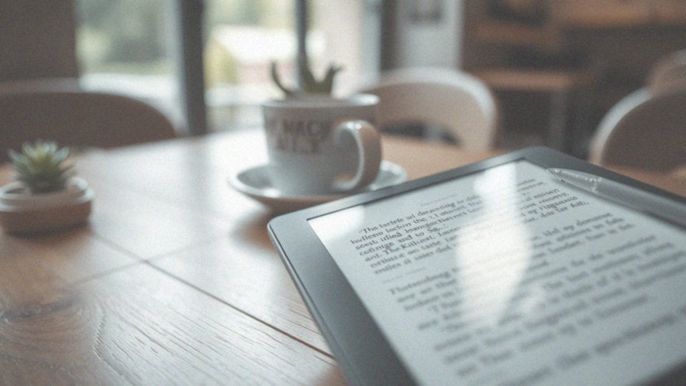 Jakie są możliwości pracy z tekstem w Kindle?