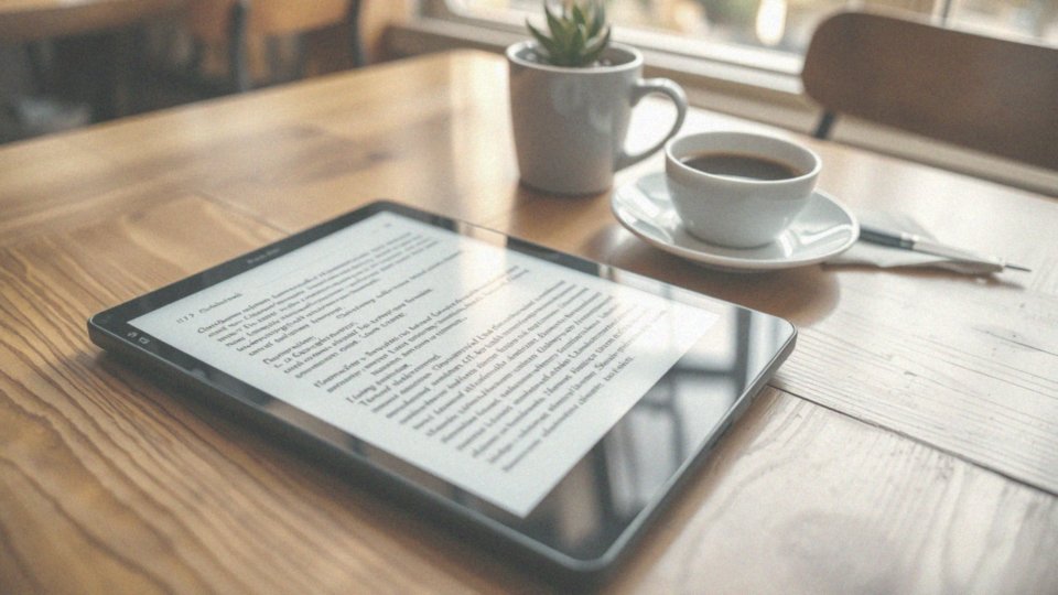 Jak dostosować ustawienia ekranu na czytniku ebook?